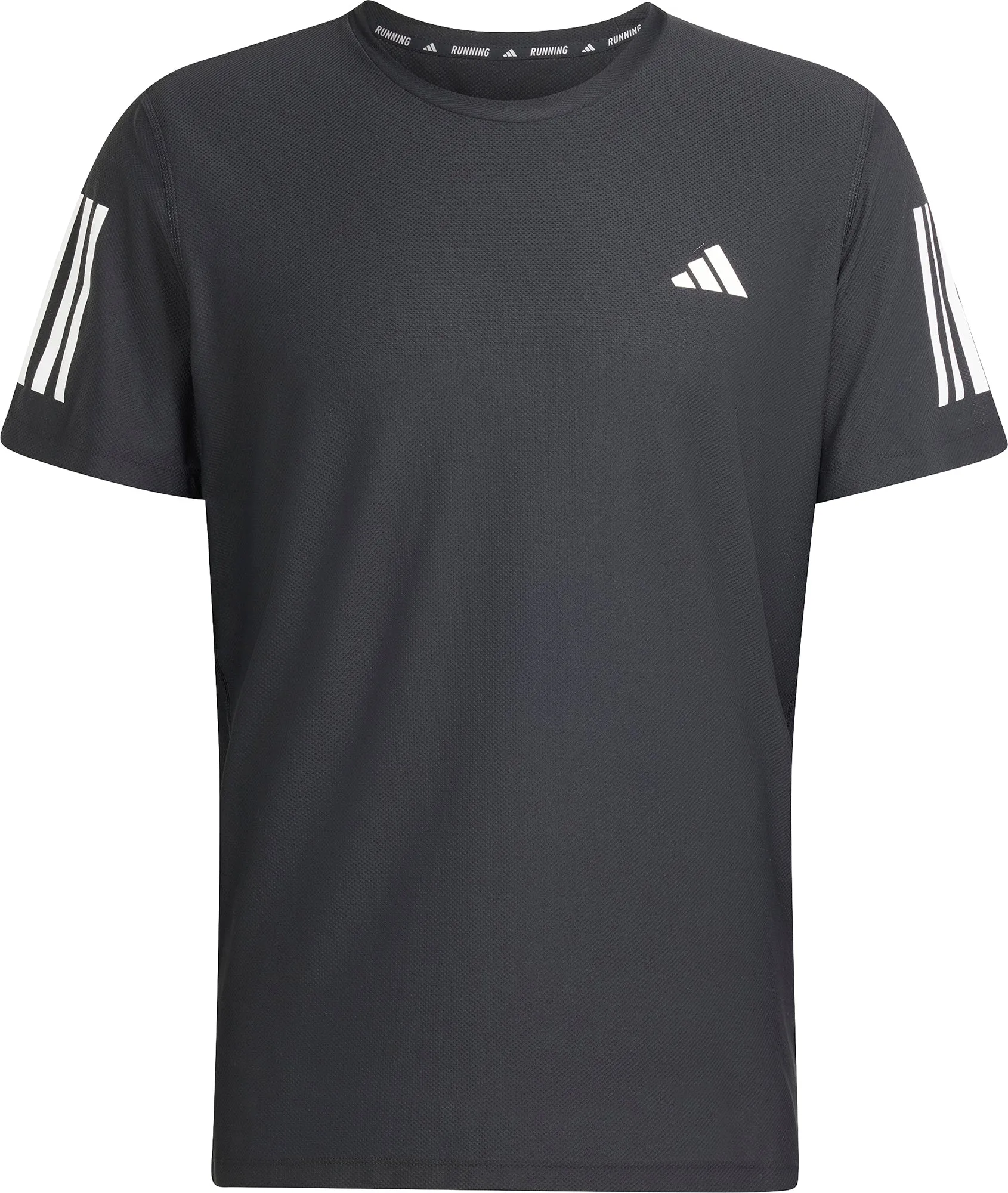 adidas Own The Run Short Sleeve Mens Running Top - Black