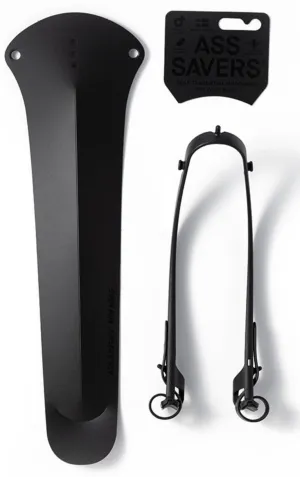Ass Savers Win Wing 2 Road Rear Mudguard - Black