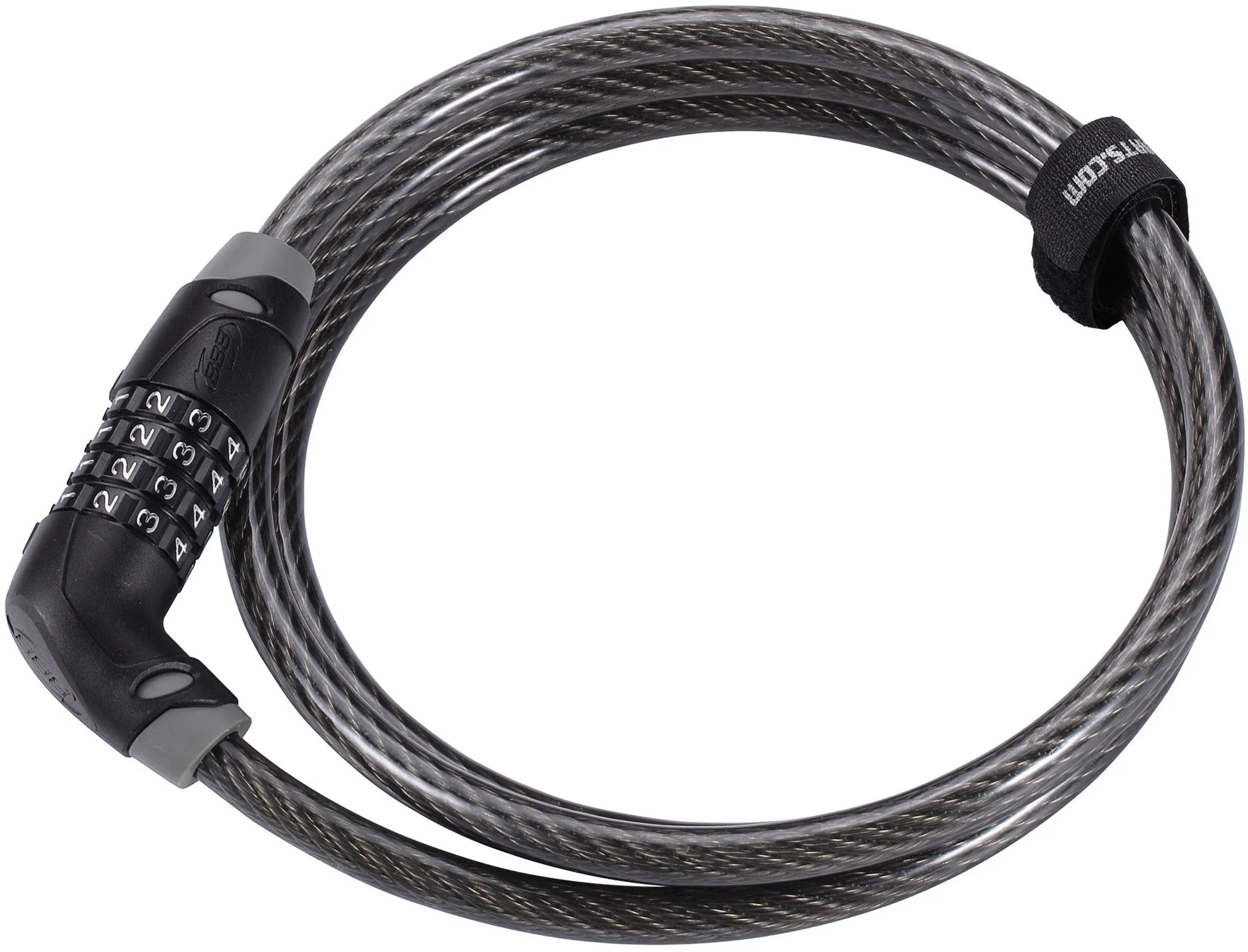 BBB CodeSafe 10x1500mm Bike Lock - Black