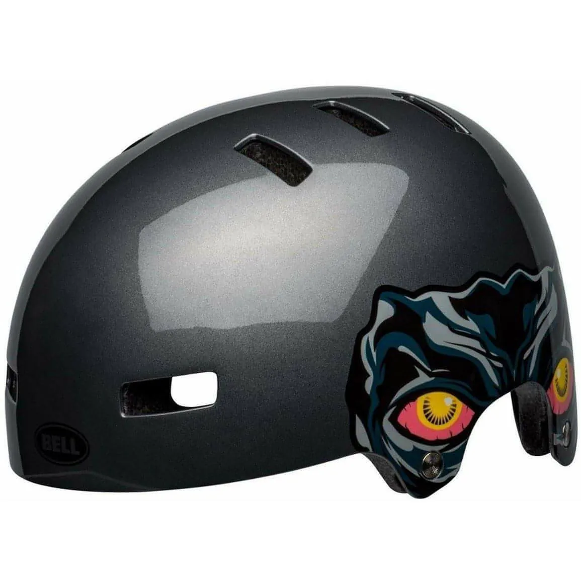 Bell Span Junior BMX Cycling Helmet - Grey