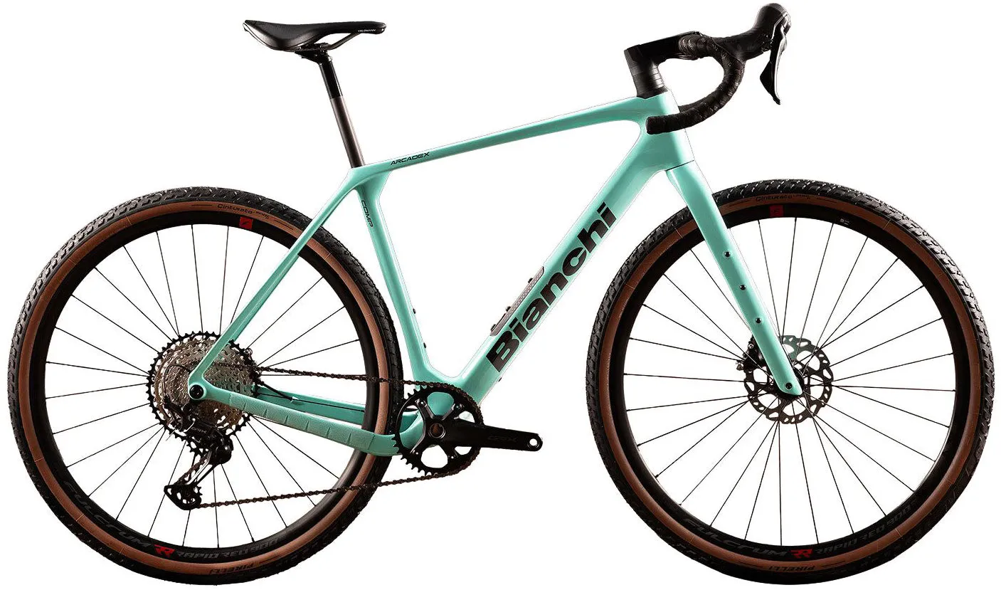 Bianchi Arcadex Comp GRX610 Carbon Gravel Bike 2025 - Celeste