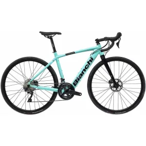 Bianchi E-Impulso Ultegra Electric Road Bike 2022 - Celeste