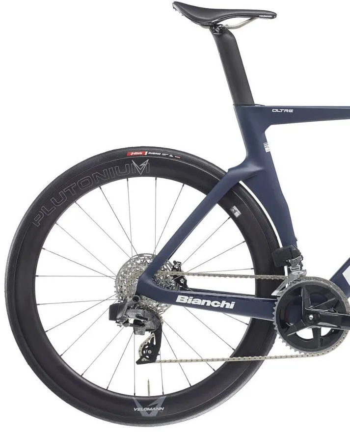 Bianchi Oltre Comp 105 Di2 Carbon Road Bike 2025 - Blue-Grey