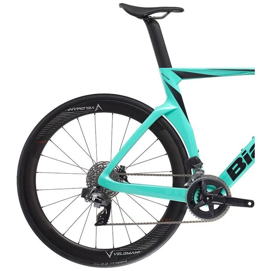 Bianchi Oltre Comp Rival AXS Carbon Road Bike 2025 - Celeste