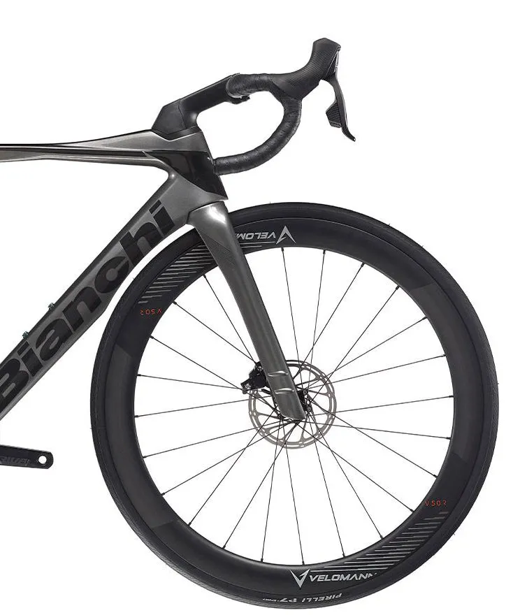 Bianchi Oltre Comp Rival AXS Carbon Road Bike 2025 - Metallic Grey
