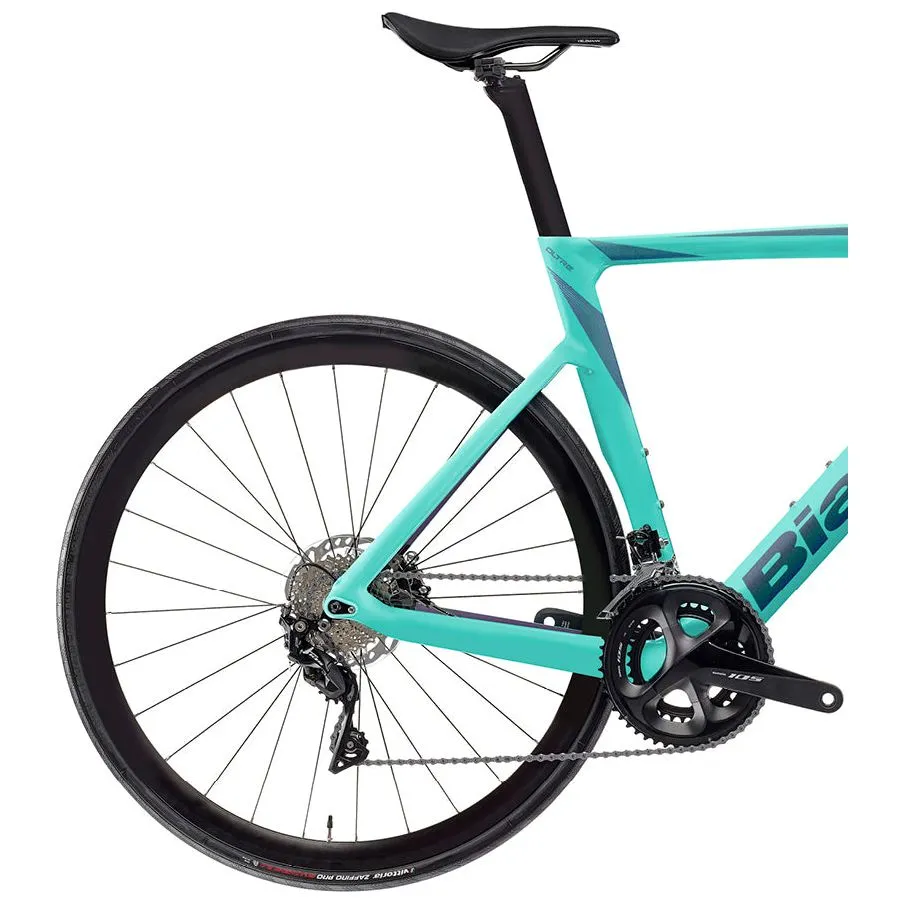 Bianchi Oltre Race 105 Racing 400 Carbon Road Bike 2025 - Celeste