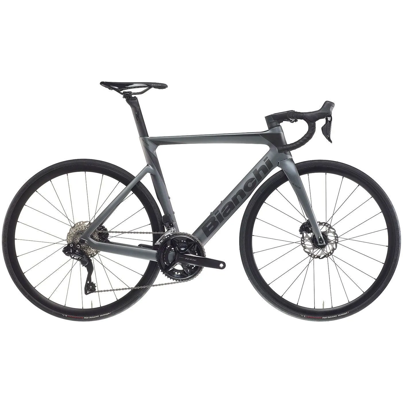 Bianchi Oltre Race 105 Racing 400 Carbon Road Bike 2025 - Graphite Cangiante