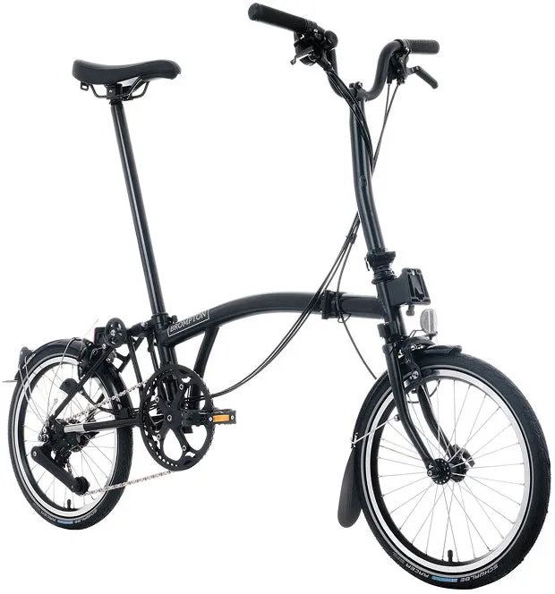 Brompton C Line M12 Folding Bike - Black