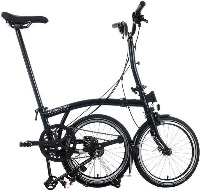 Brompton C Line M12 Folding Bike - Black