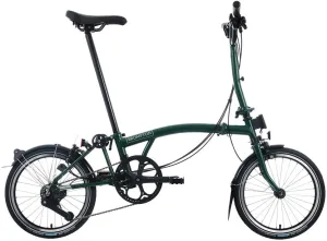 Brompton C Line M12 Folding Bike - Racing Green