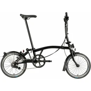 Brompton C Line M6L Black Edition Folding Bike - Black