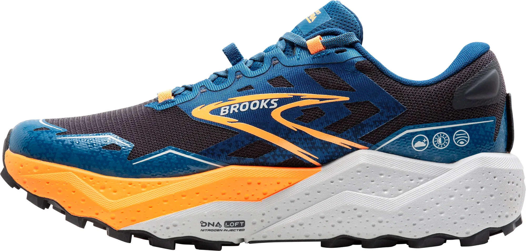 Brooks Caldera 7 Mens Trail Running Shoes - Blue