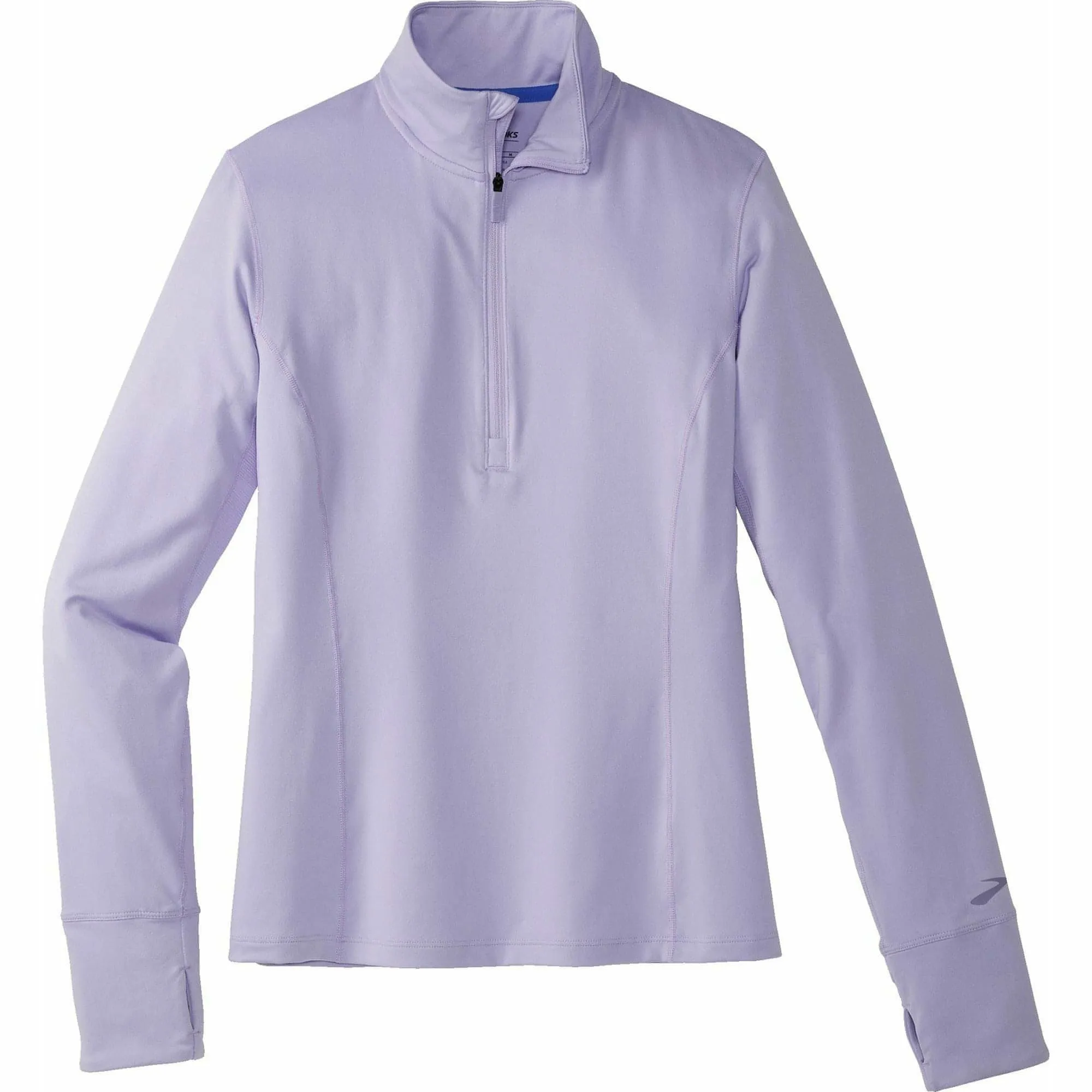 Brooks Dash Half Zip Long Sleeve Womens Running Top - Purple