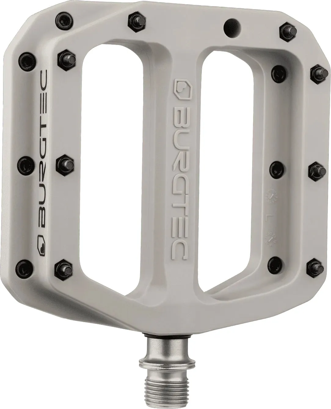 Burgtec MK4 Composite Flat Pedals - Grey