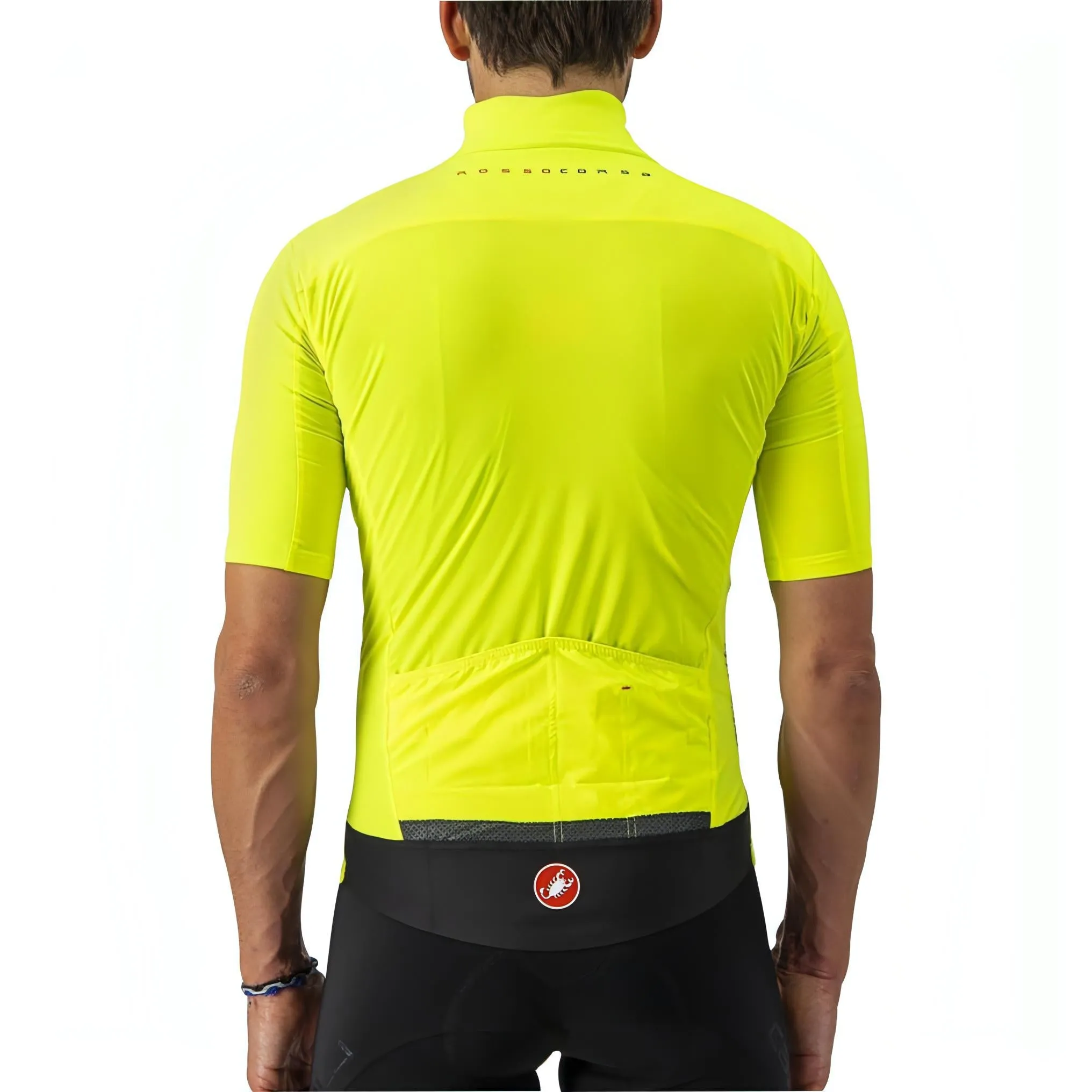 Castelli Perfetto RoS Light Short Sleeve Mens Cycling Jersey - Yellow