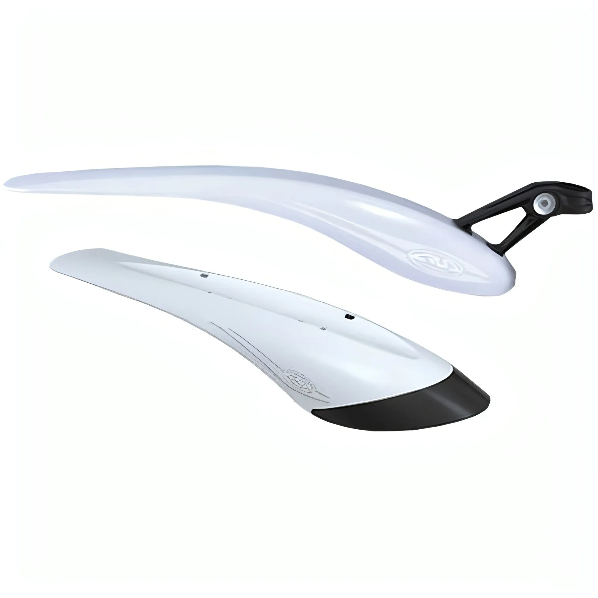 Crud Racepac Crudcatcher and Slimline Rear Raceguard Mudguard Set - White