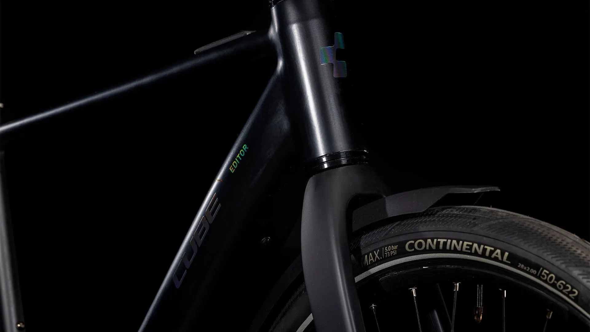 Cube Editor Hybrid Pro FE 400X Electric Hybrid Bike 2025 - Black