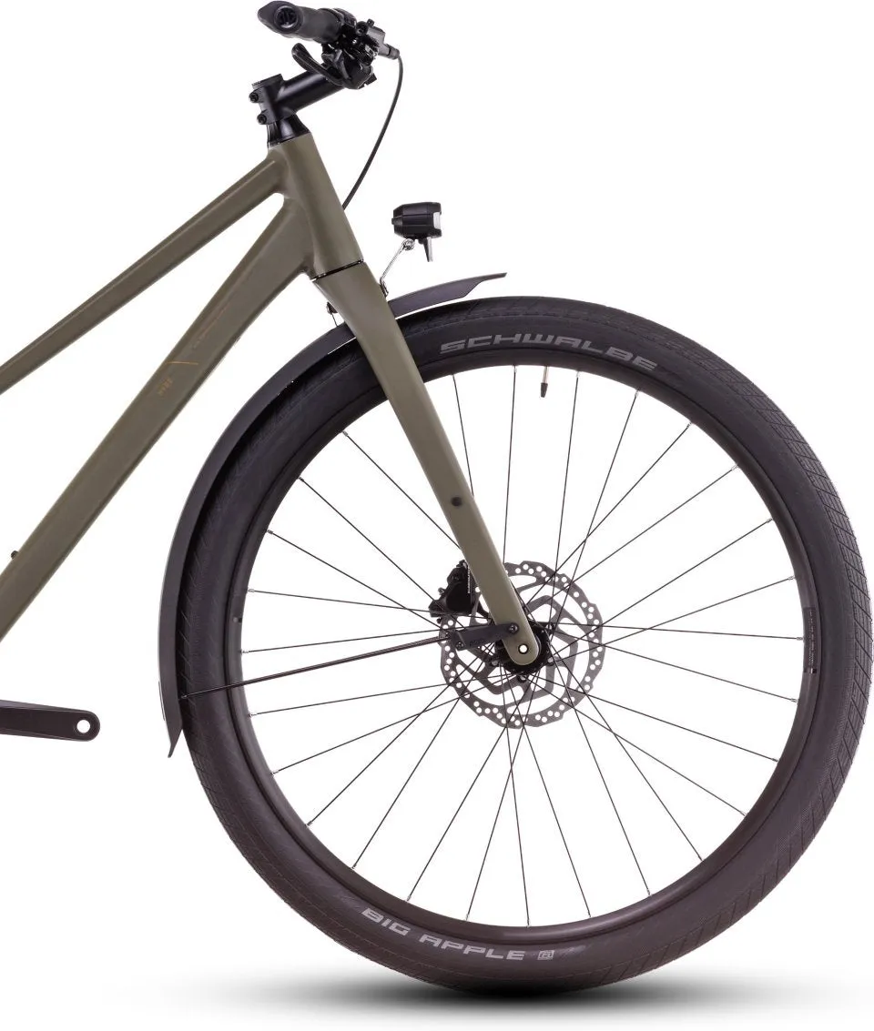 Cube Hyde Pro FE Hybrid Bike 2025 - Dusty Olive