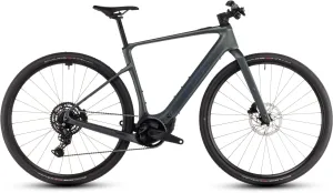 Cube Nulane Hybrid C:62 Race 400X Electric Hybrid Bike 2025 - Sagebrush Green