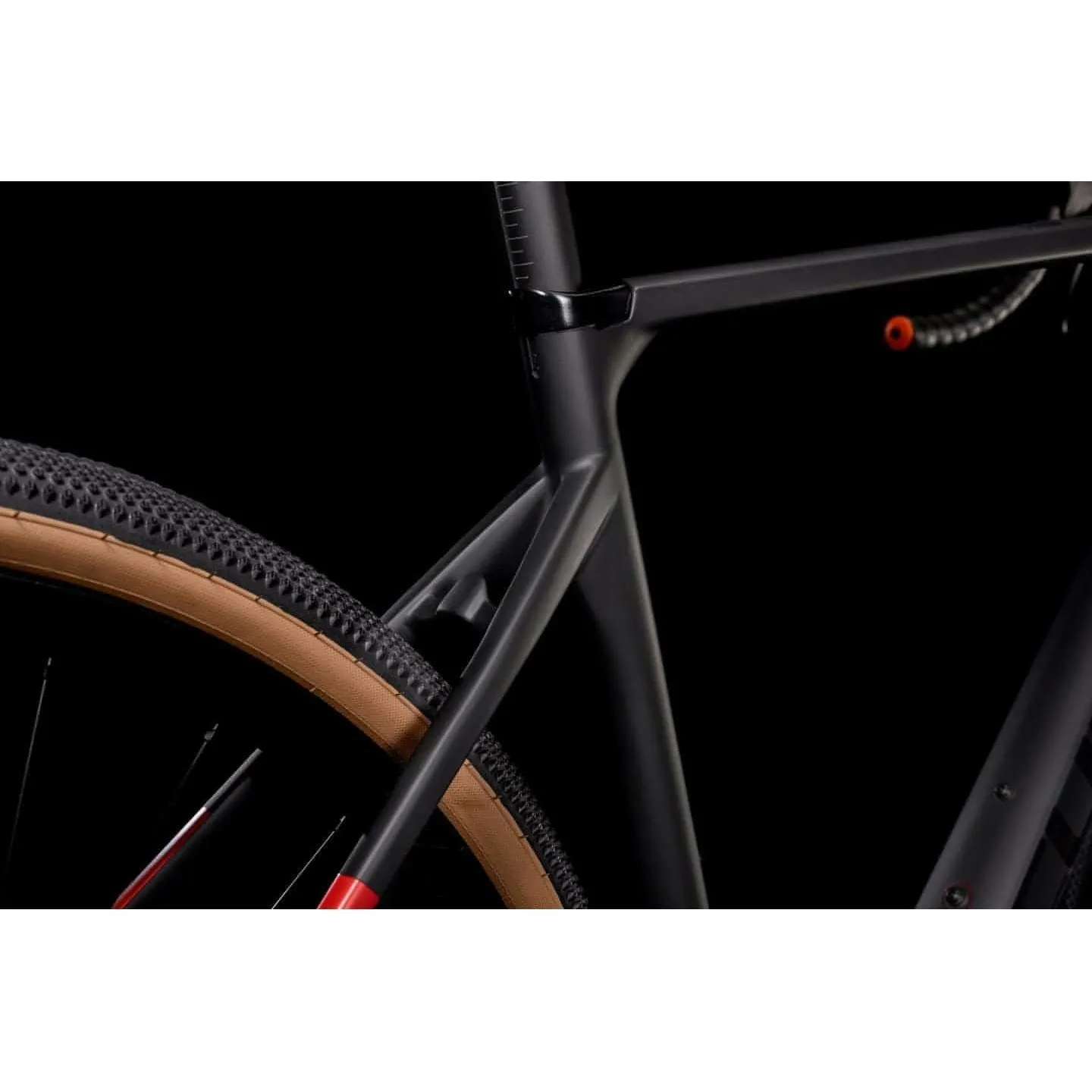 Cube Nuroad C:62 Pro Carbon Gravel Bike 2022 - Black & Red