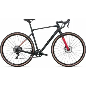 Cube Nuroad C:62 Pro Carbon Gravel Bike 2022 - Black & Red