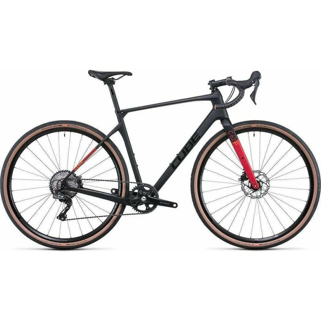 Cube Nuroad C:62 Pro Carbon Gravel Bike 2022 - Black & Red