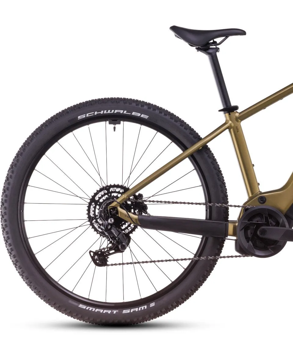 Cube Reaction Hybrid Performance 500 Electric Mountain Bike 2025 - Golden Lime
