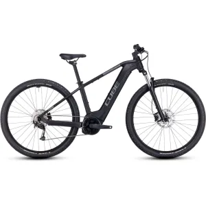 Cube Reaction Hybrid Performance 625 Electric Mountain Bike 2024 - Black & Grey
