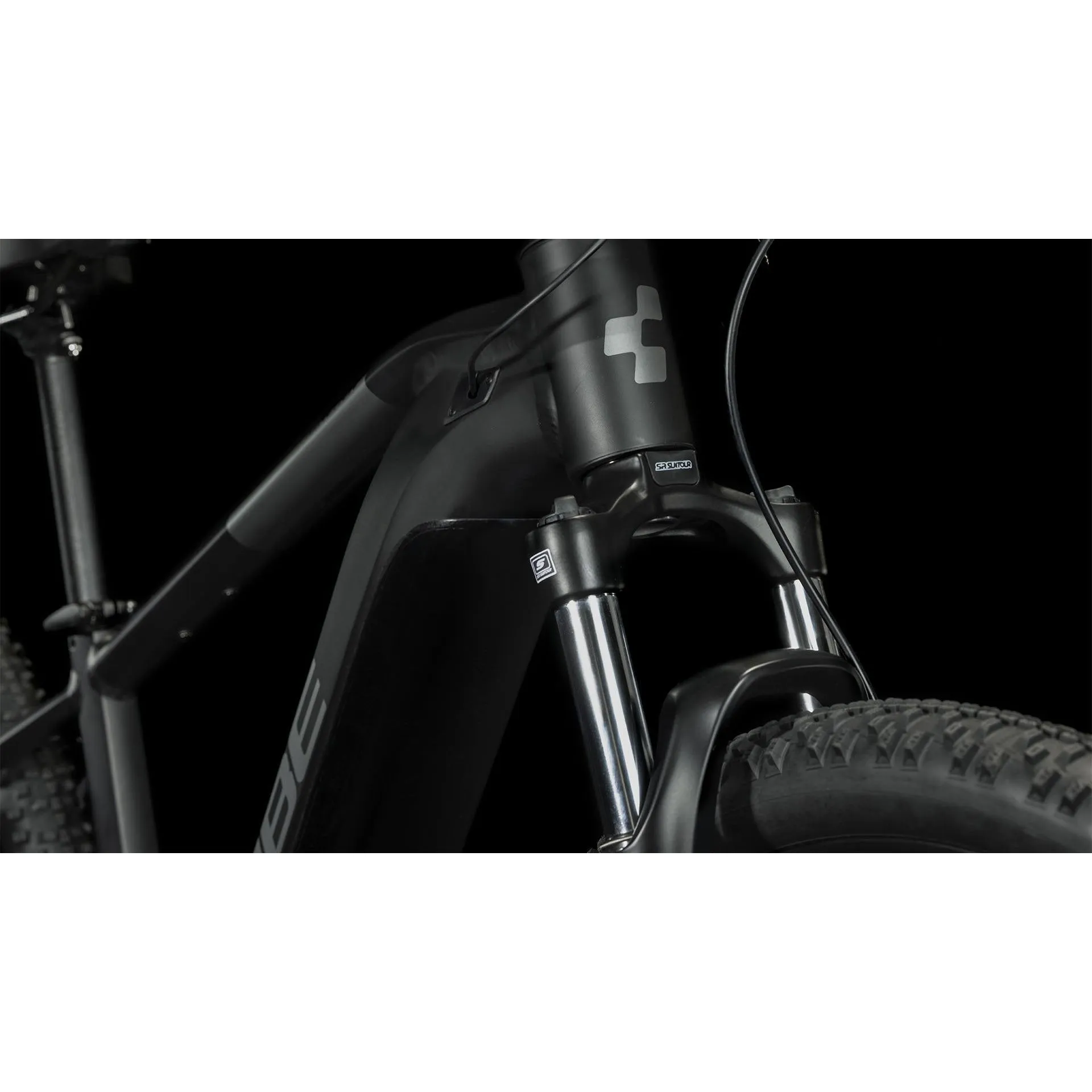 Cube Reaction Hybrid Performance 625 Electric Mountain Bike 2024 - Black & Grey