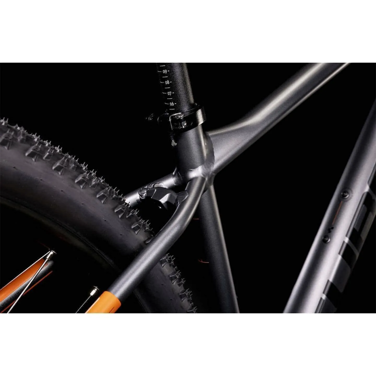 Cube Reaction Pro Mountain Bike 2022 - Grey & Orange