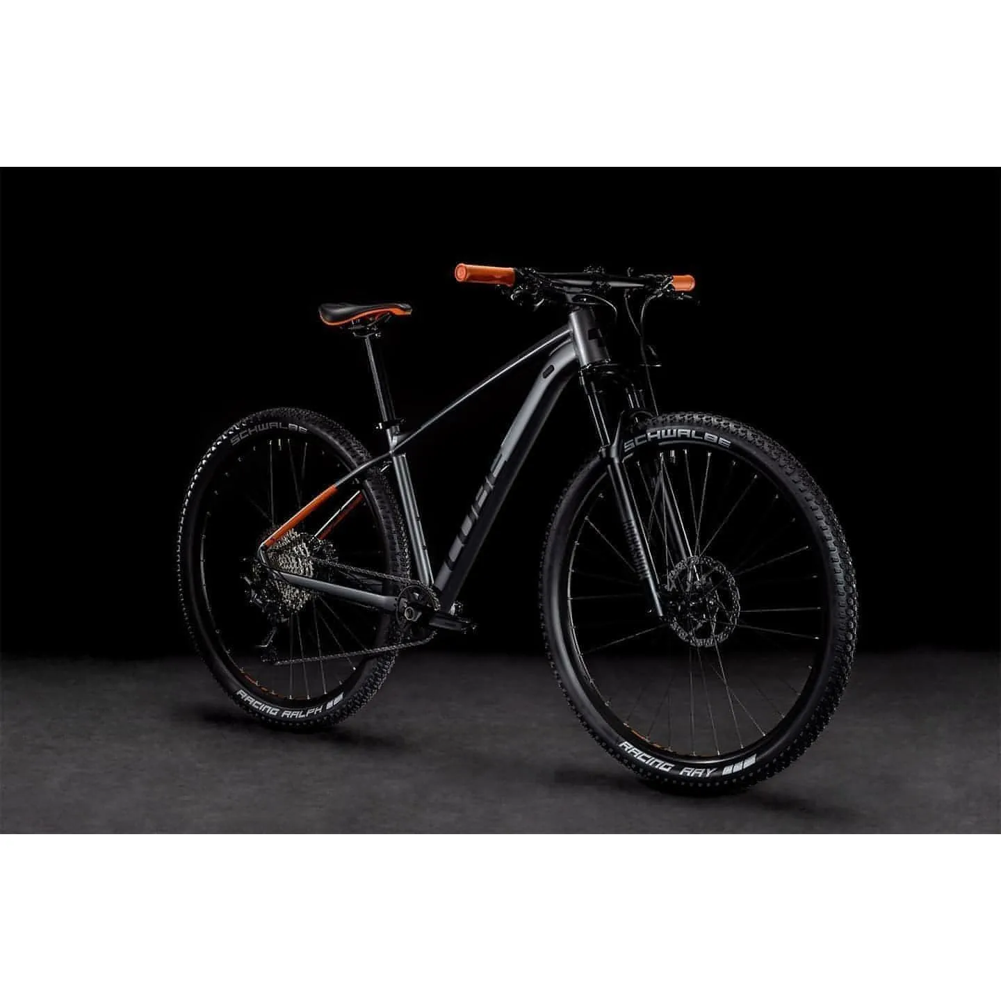 Cube Reaction Pro Mountain Bike 2022 - Grey & Orange