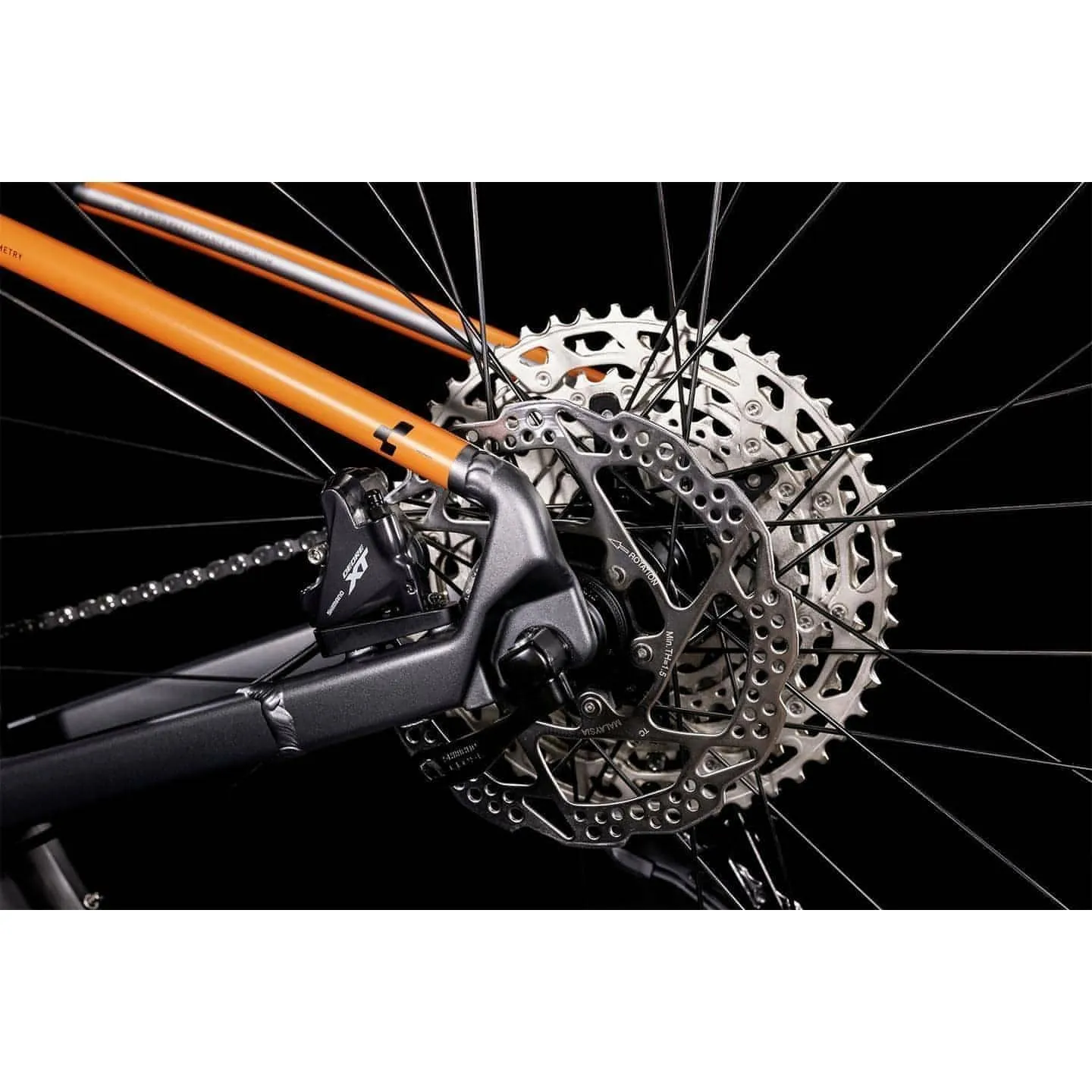 Cube Reaction Pro Mountain Bike 2022 - Grey & Orange