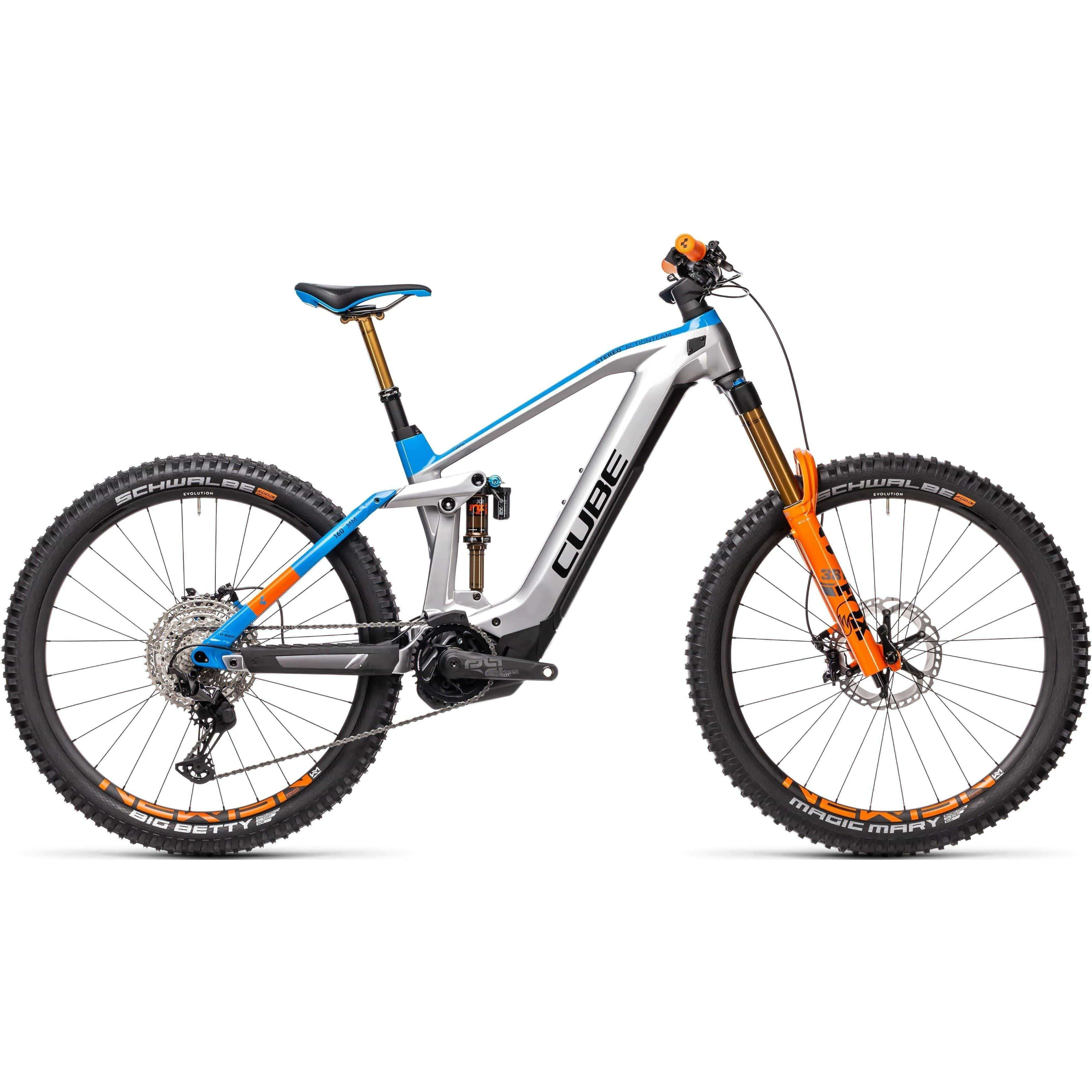 Cube Stereo Hybrid 160 HPC 625 KIOX Electric Mountain Bike 2021 - Action Team