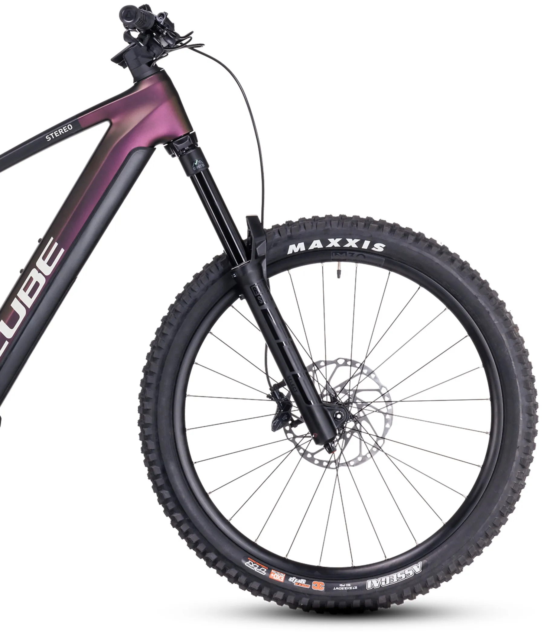 Cube Stereo Hybrid 160 HPC SLX 750 27.5 Full Suspension Mountain Bike 2024 - Molotov
