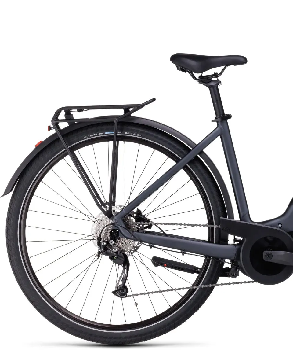 Cube Touring Hybrid One 500 Easy-Entry Electric Hybrid Bike 2023 - Dark Grey