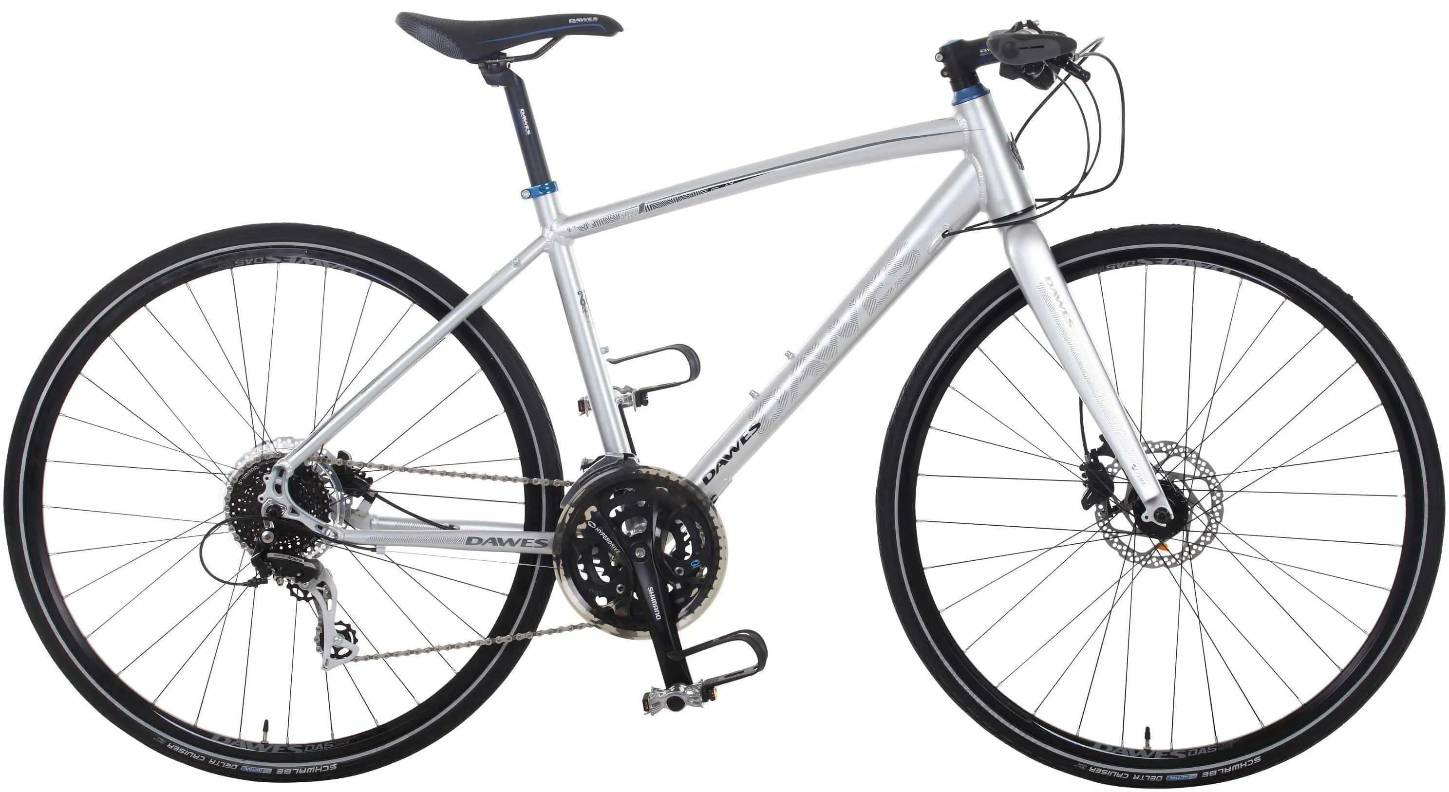 Dawes Discovery Speed 2 Mens Hybrid Bike 2016 - Silver