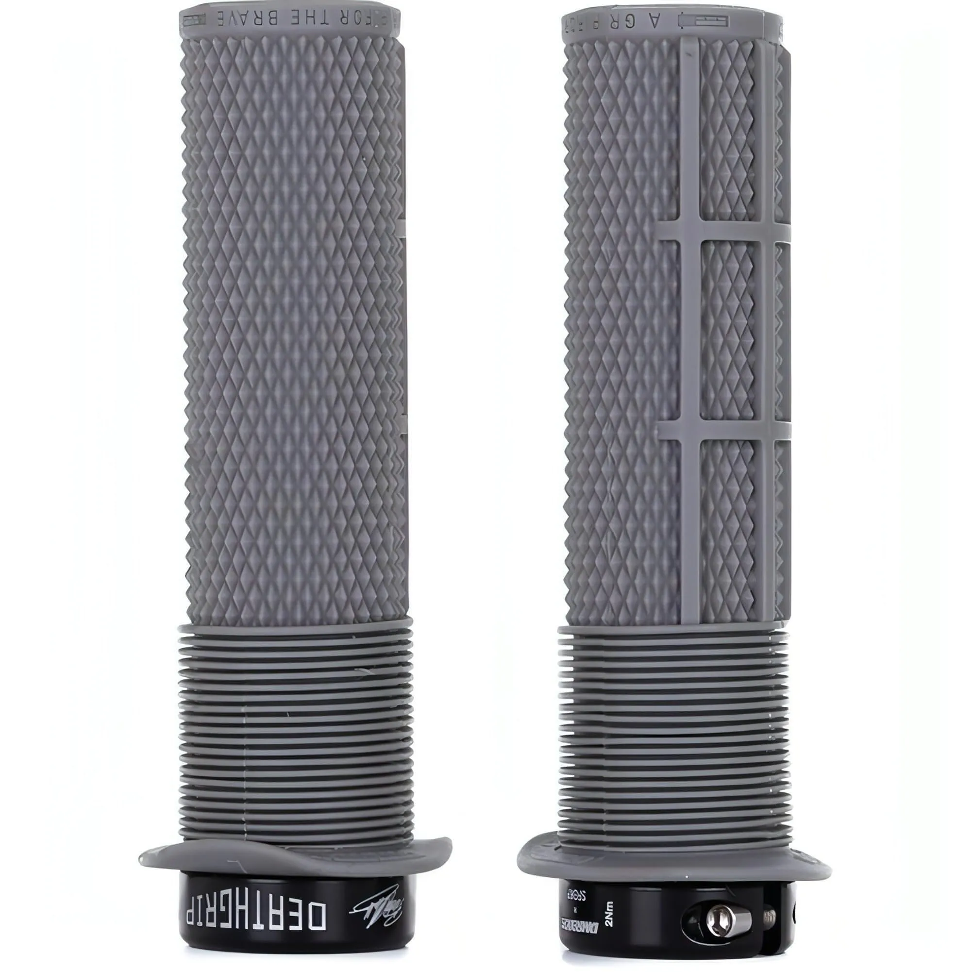 DMR Brendog DeathGrip Flanged Race Grips - Grey