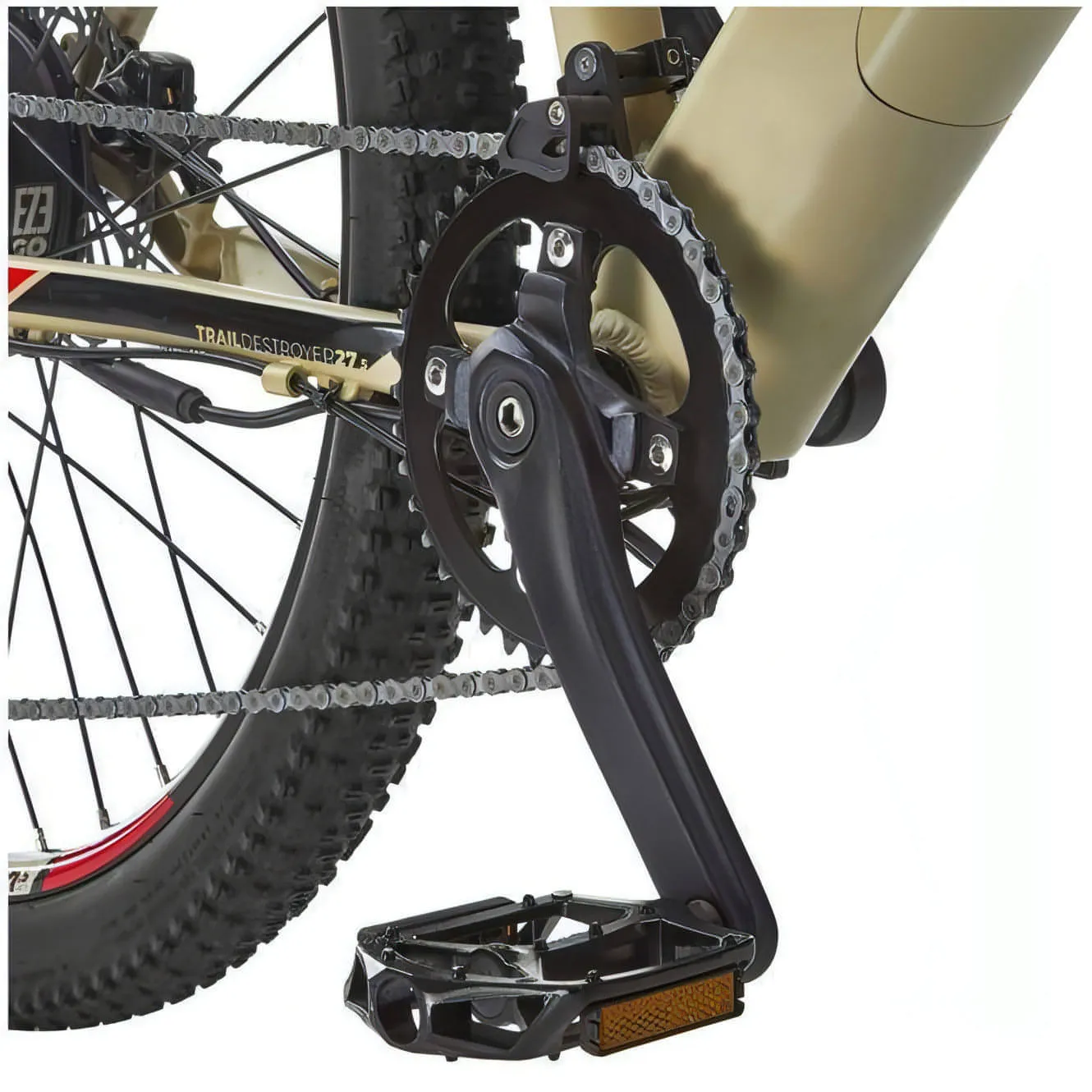 Ezego Trail Destroyer Electric Mountain Bike Ex-Display - Brown