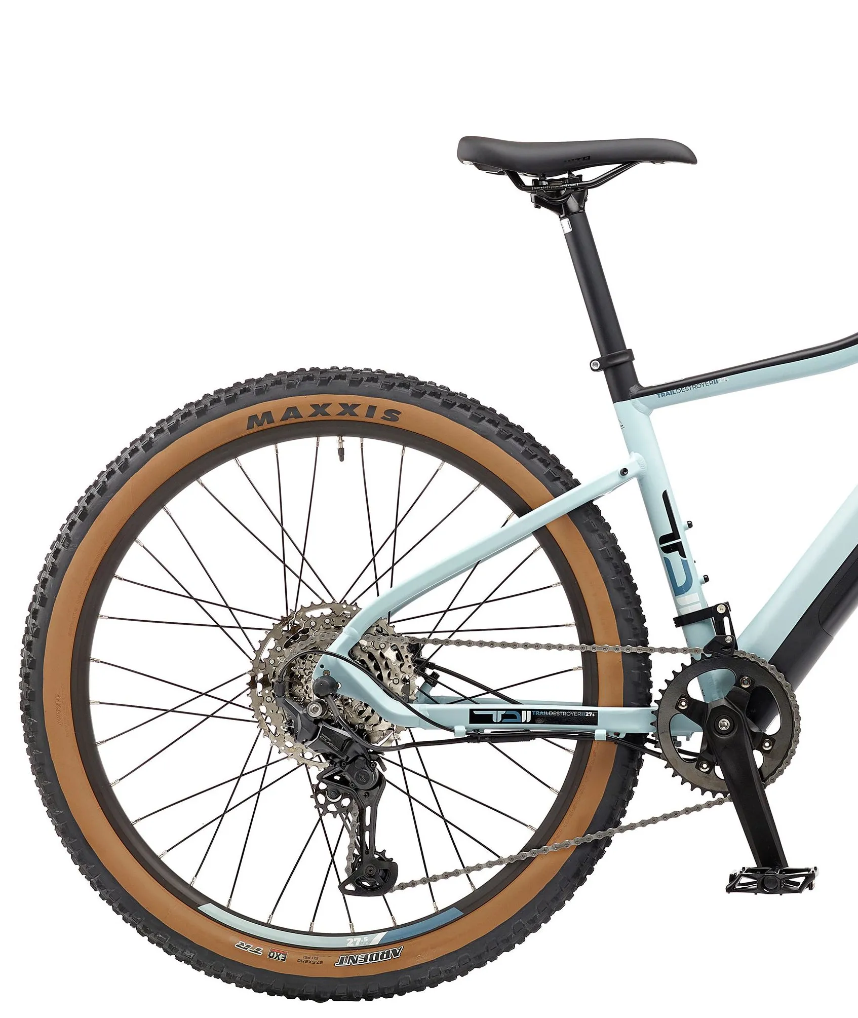 Ezego Trail Destroyer II Electric Mountain Bike - Ice Blue