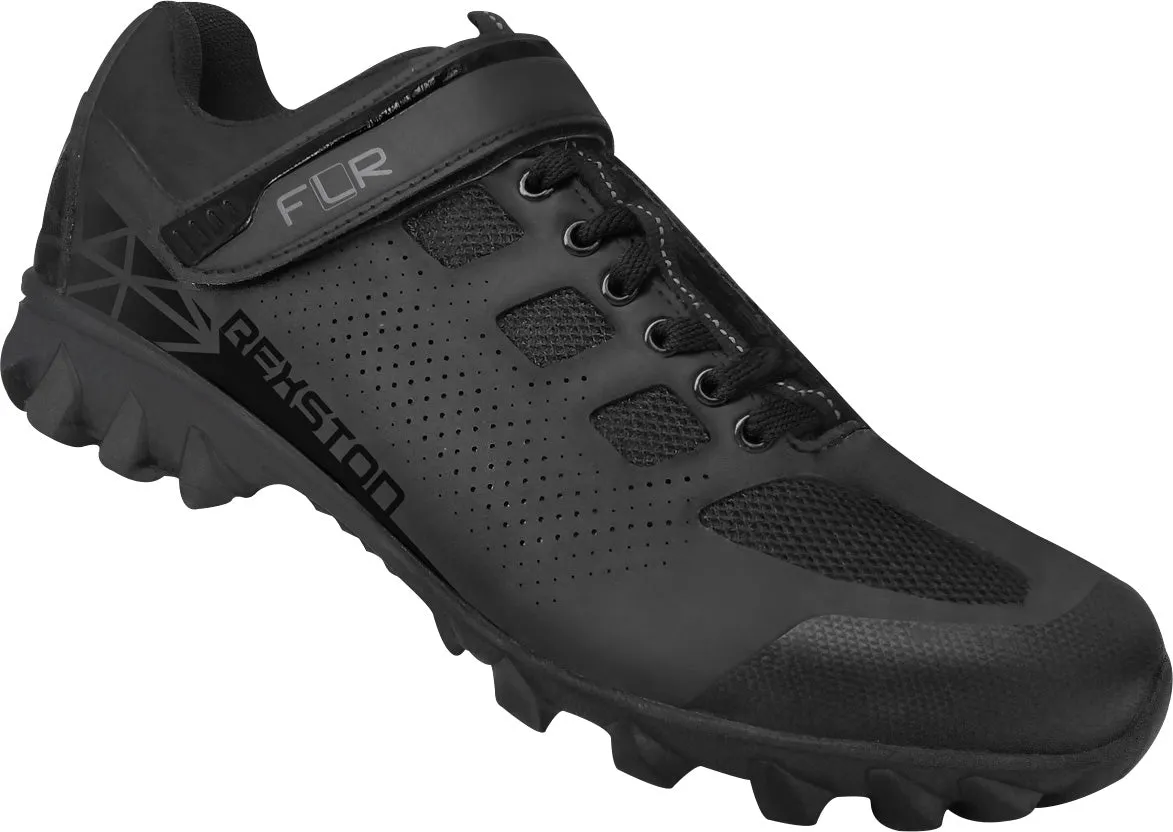 FLR Rexston Mens MTB Cycling Shoes - Black