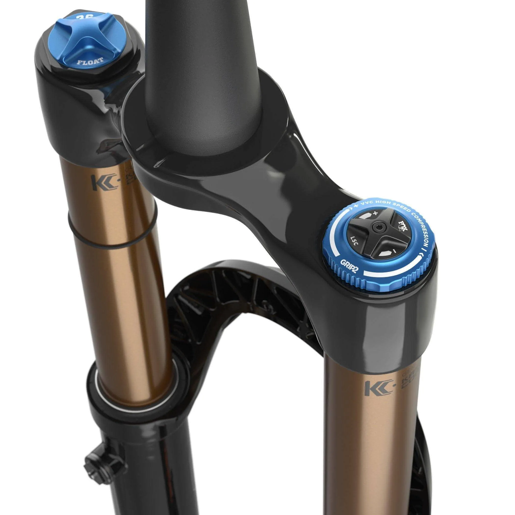 Fox 36 Float Factory 27.5 Inch GRIP2 44mm Offset BOOST Tapered Suspension Fork 2022 - Black