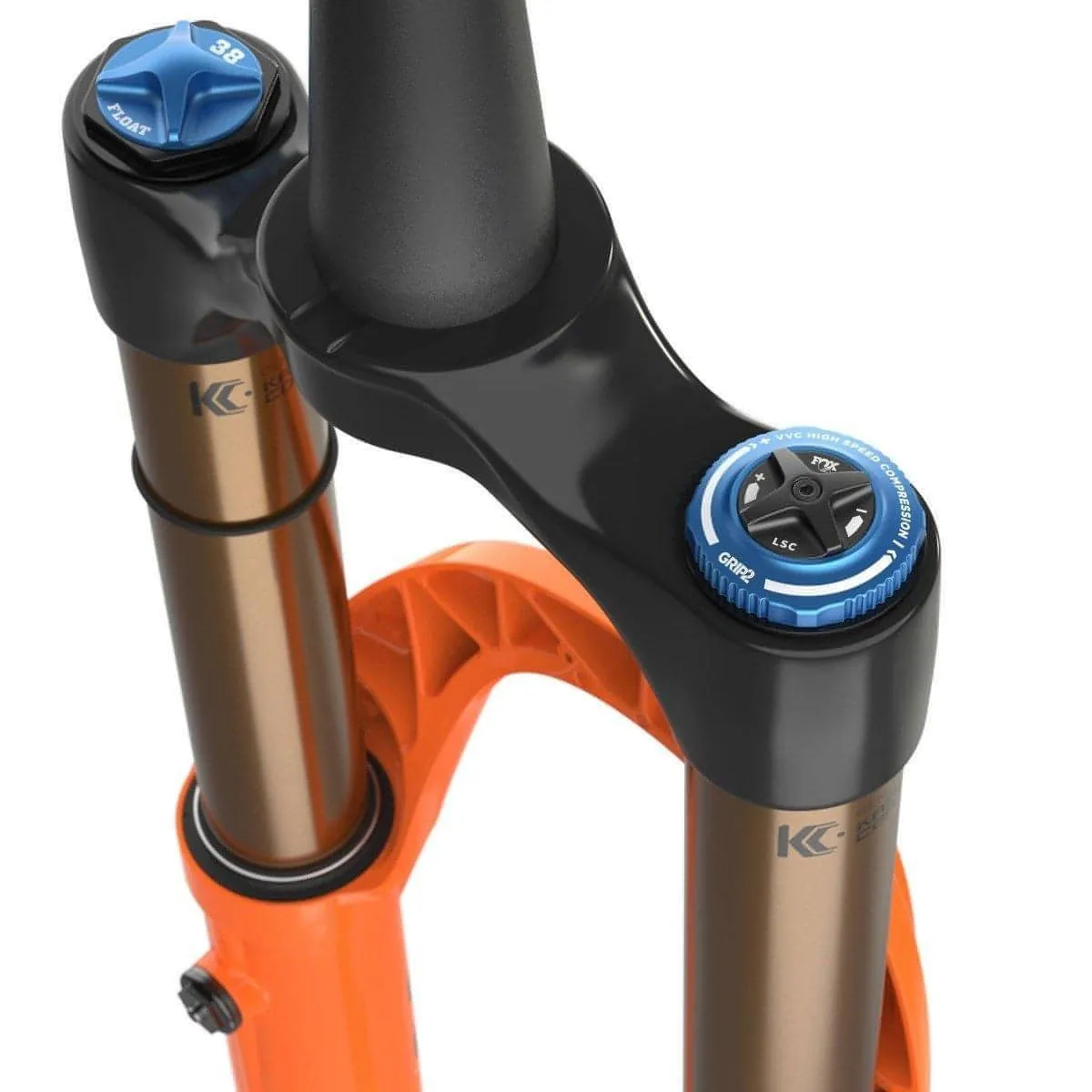 Fox 38 Float Factory 27.5 Inch GRIP2 44mm Offset BOOST Tapered Suspension Fork 2022 - Orange