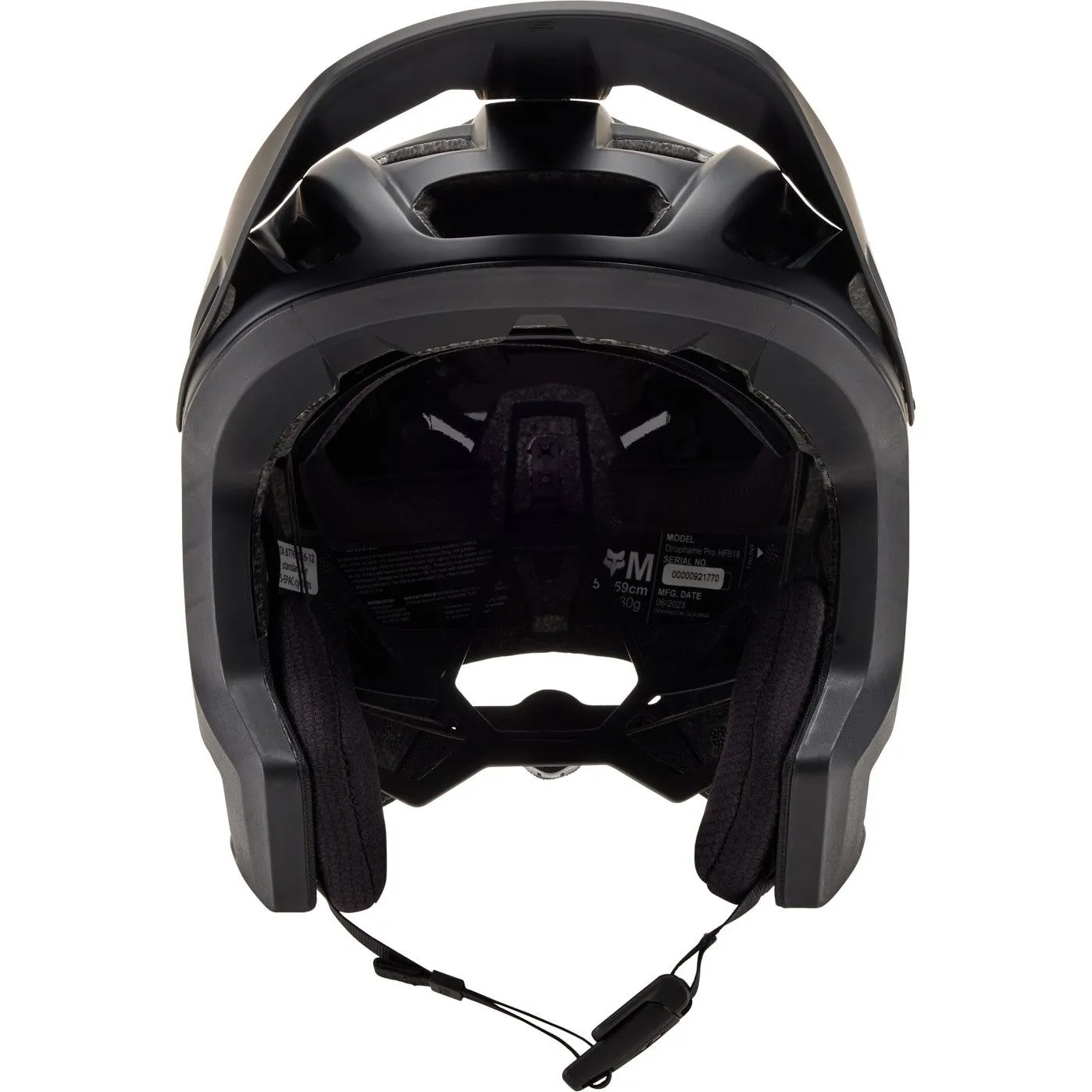 Fox Dropframe Pro MTB Full Face Cycling Helmet - Black