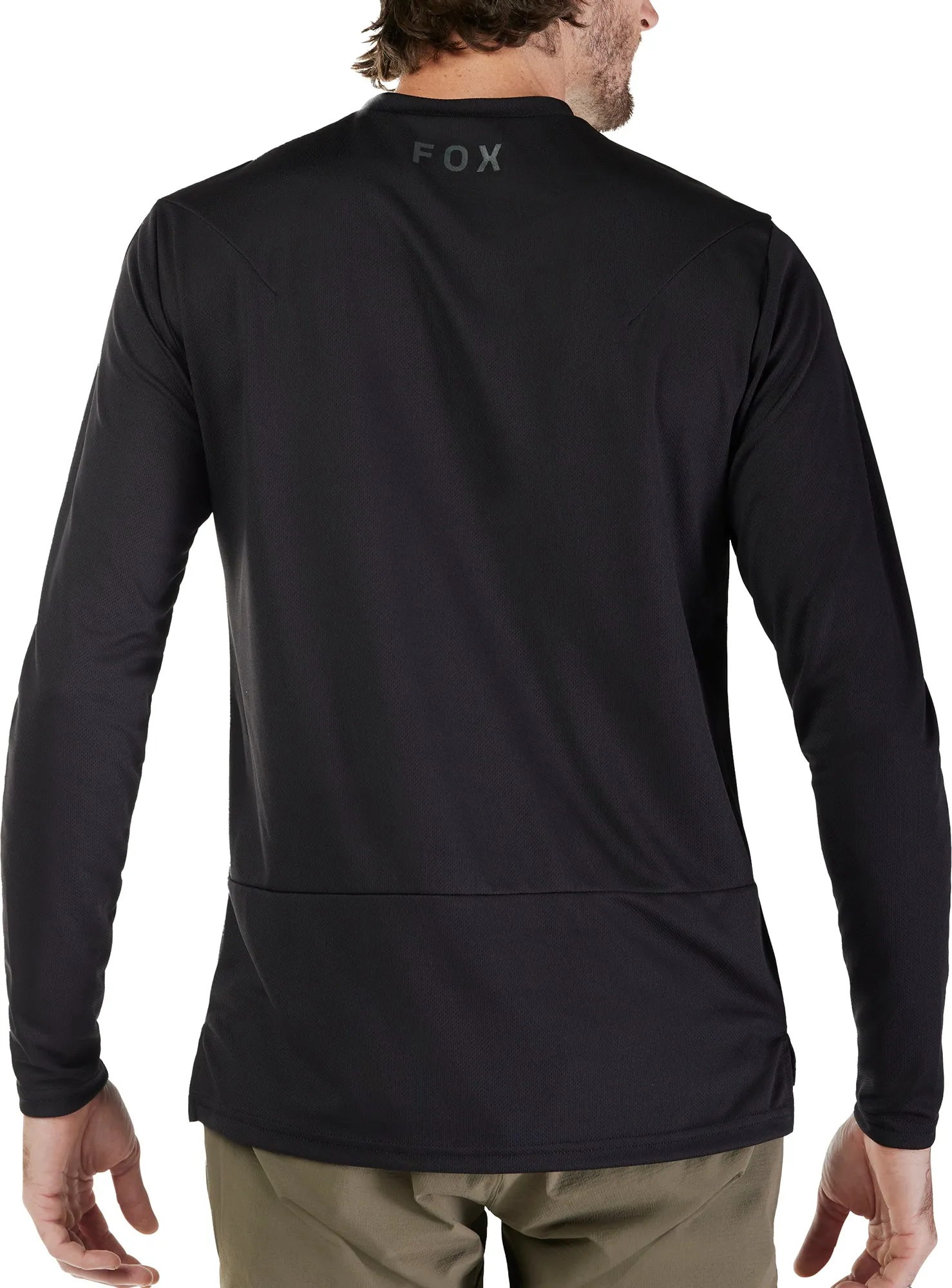 Fox Ranger Fox Head Long Sleeve Mens Cycling Jersey - Black
