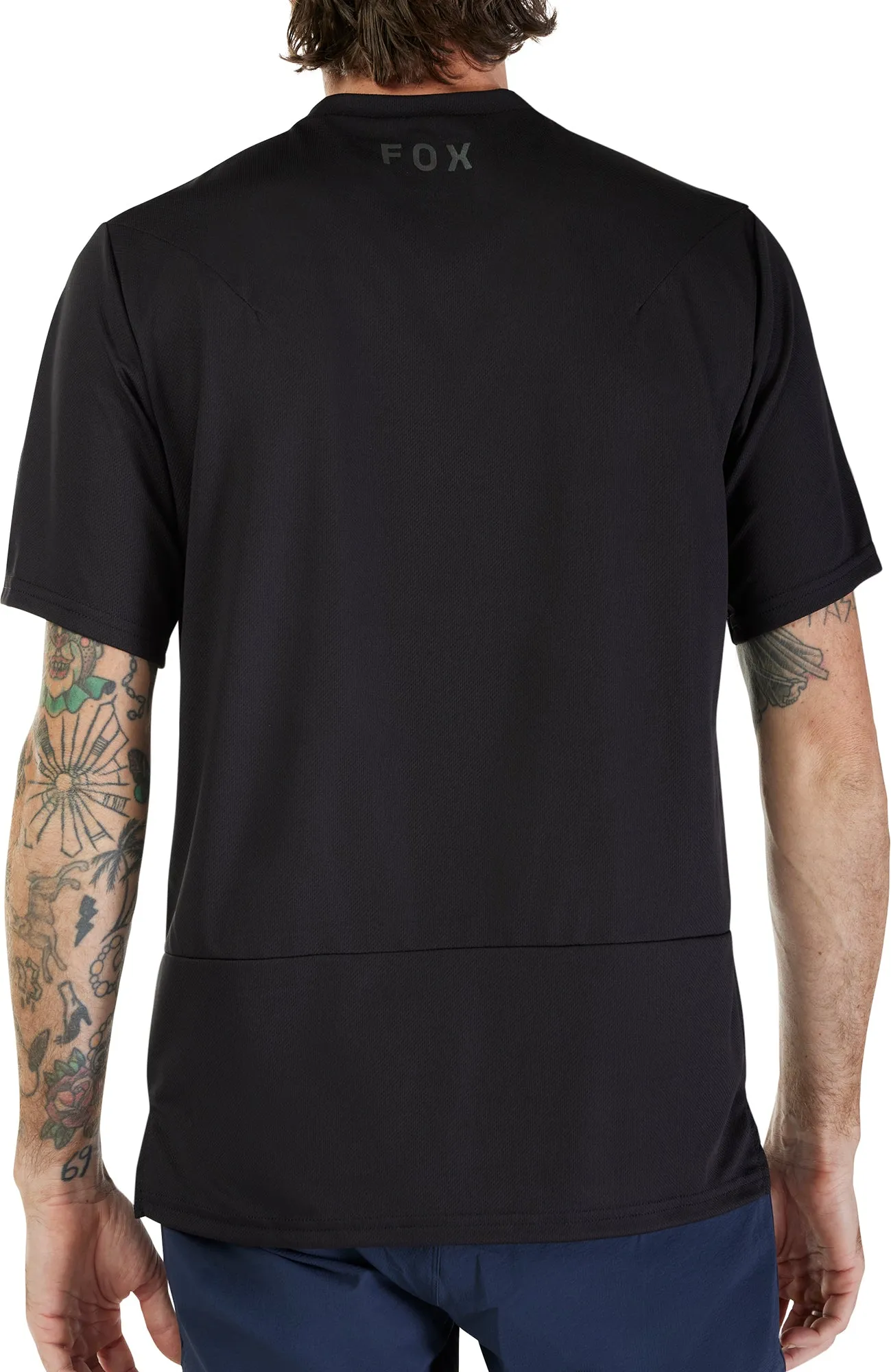 Fox Ranger Fox Head Short Sleeve Mens Cycling Jersey - Black