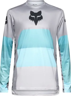 Fox Ranger Grid Long Sleeve Mens Cycling Jersey - Grey
