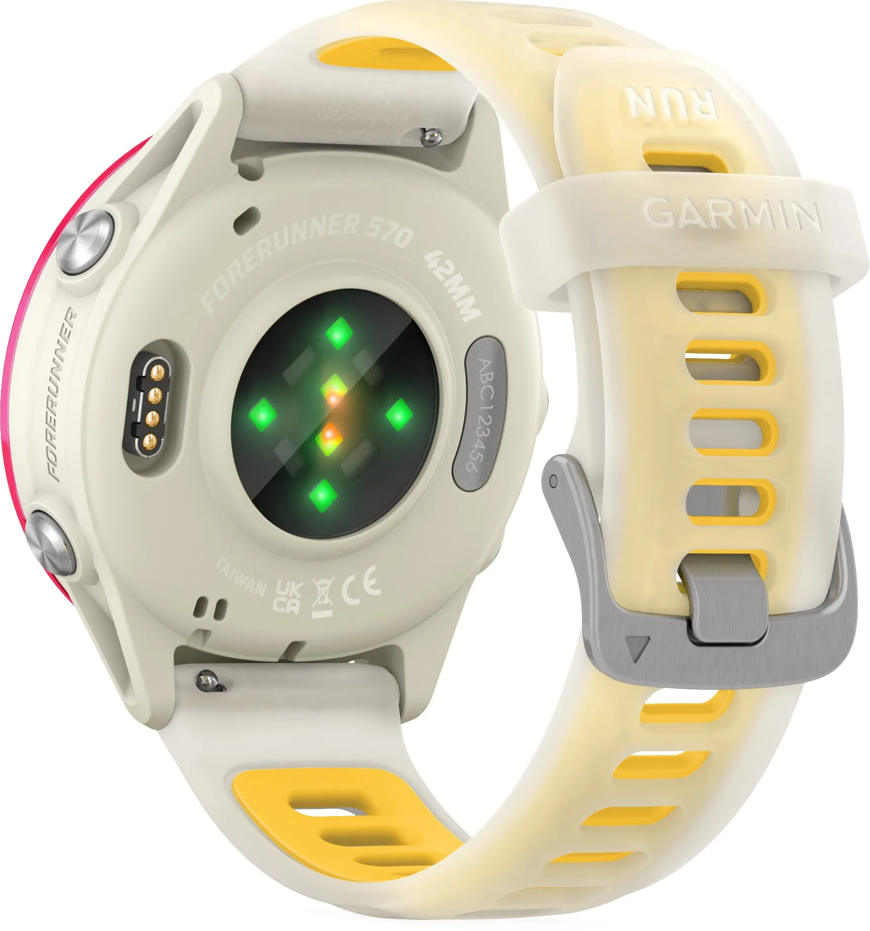 Garmin Forerunner 570 42mm HRM With GPS Watch - Yellow