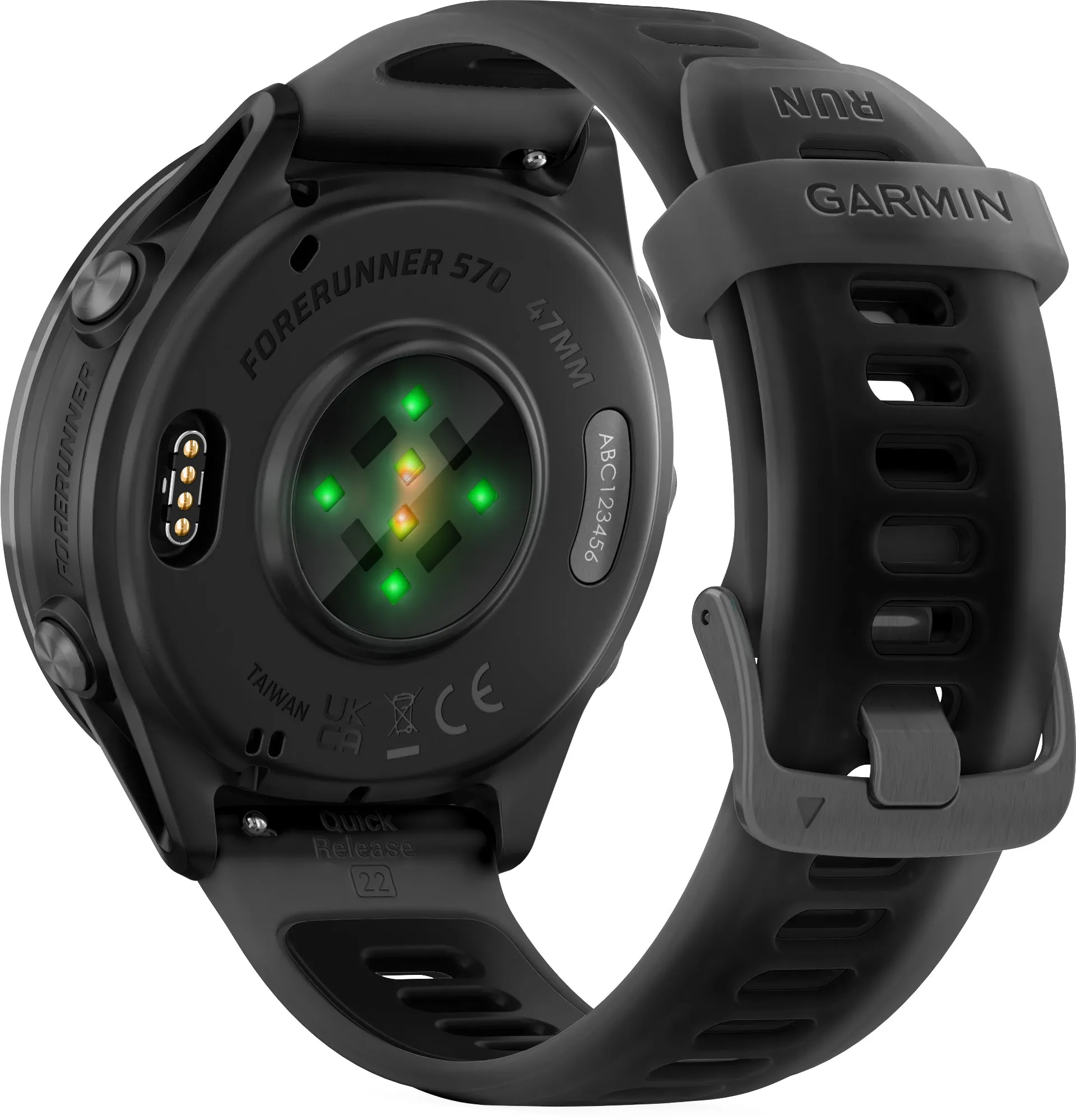 Garmin Forerunner 570 47mm HRM With GPS Watch - Black