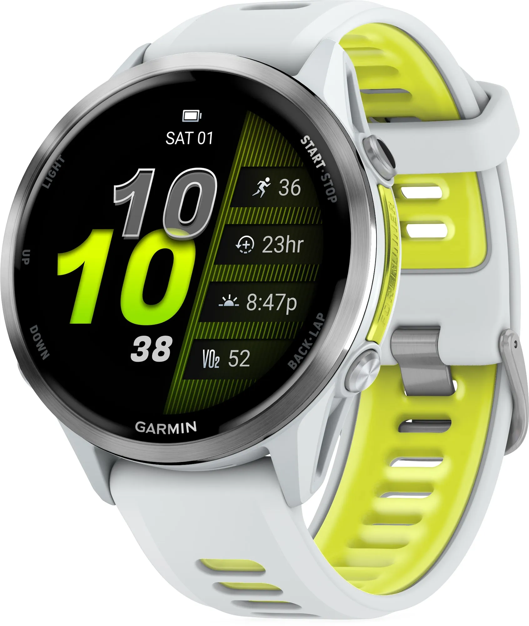 Garmin Forerunner 970 HRM With GPS Watch - White