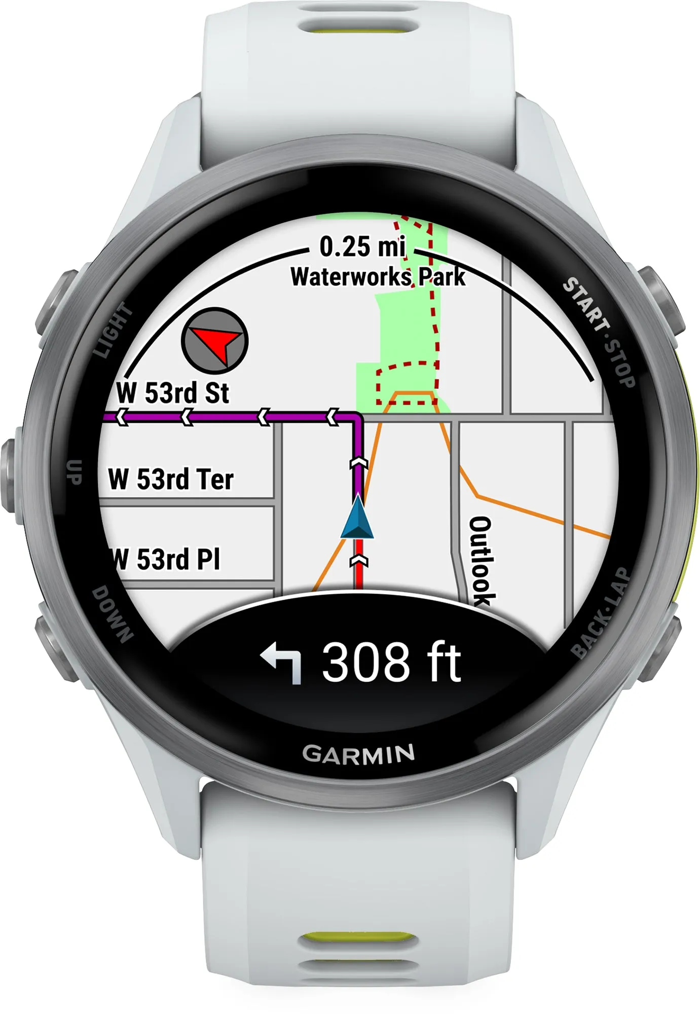 Garmin Forerunner 970 HRM With GPS Watch - White